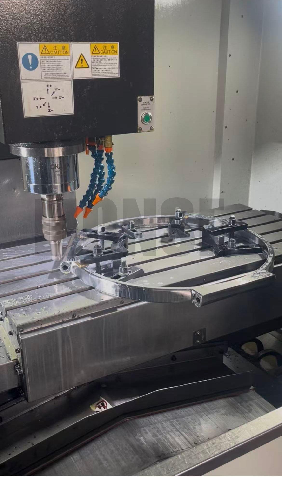 Vòng khóa đa rãnh bằng thép không gỉ có lỗ khoan lớn Lugs tùy chỉnh